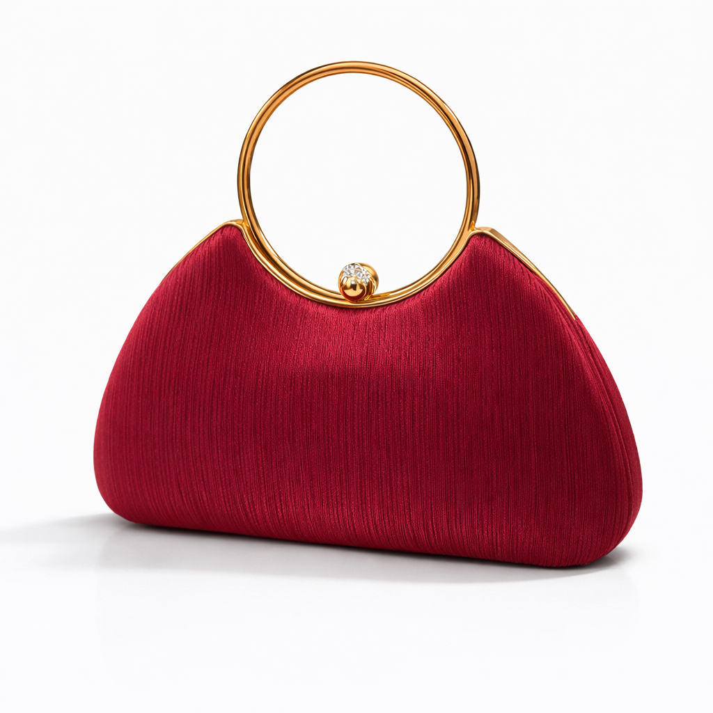 Velvet Handle Clutch