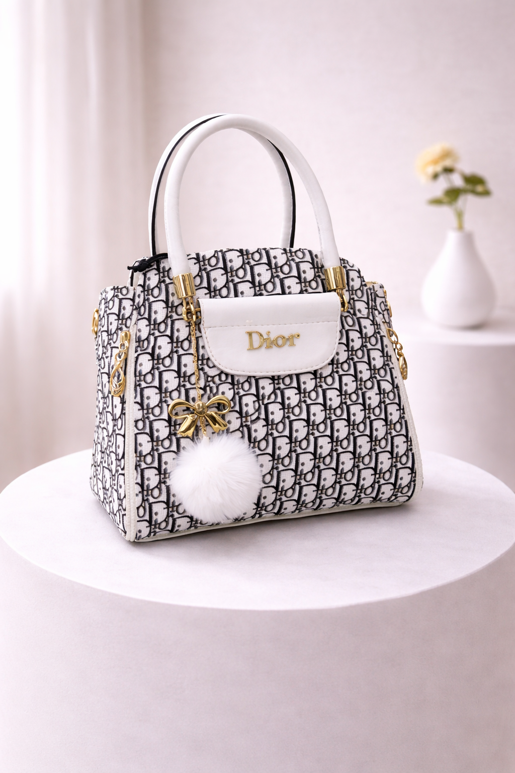 Signature Pattern Luxury Satchel Bag