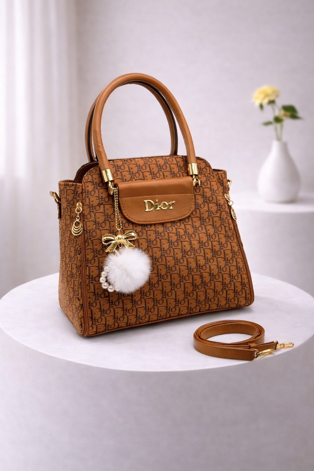 Signature Pattern Luxury Satchel Bag