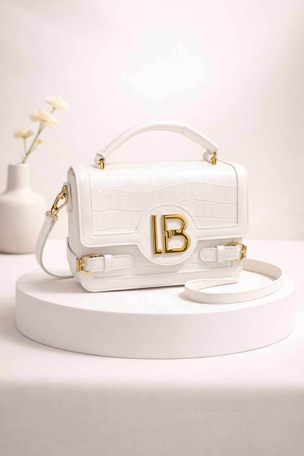 Signature Crossbody with Gold-Tone Hardware
