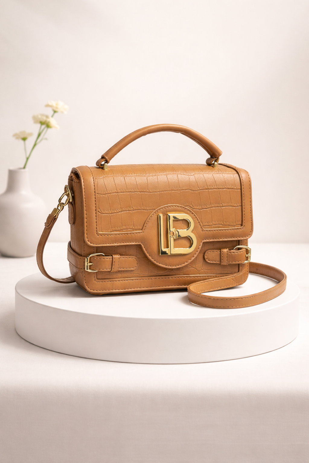 Signature Crossbody with Gold-Tone Hardware