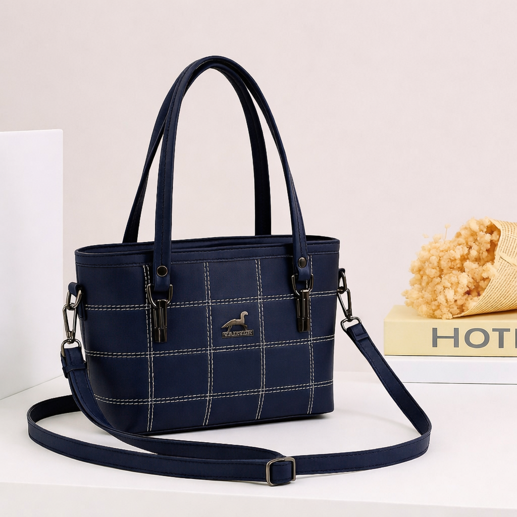 Classic Dual-Handle Crossbody Bag