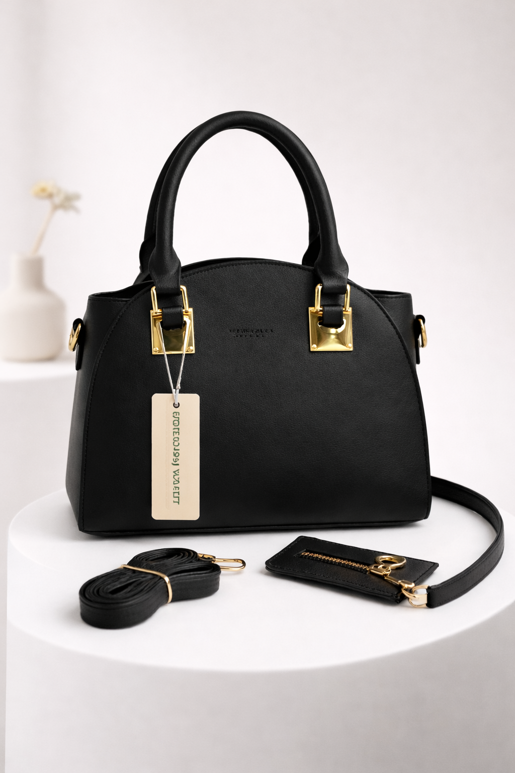 Luxury Finish Structured Handbag