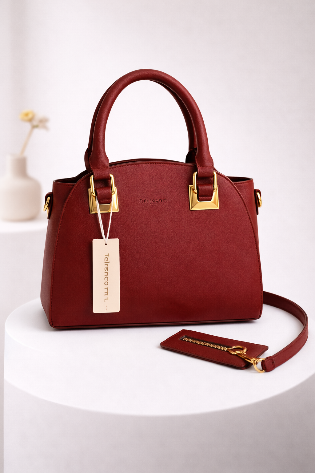 Luxury Finish Structured Handbag