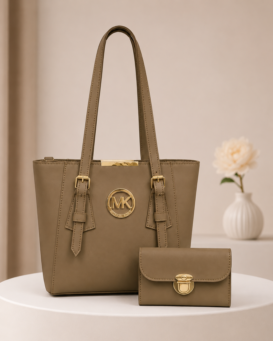 Women’s Tote Bag with Wallet Set