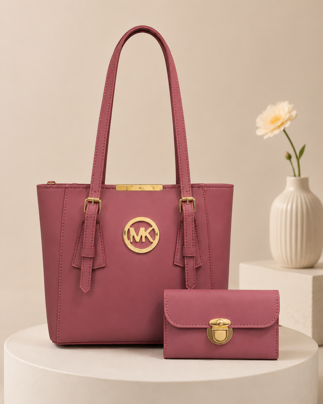 Women’s Tote Bag with Wallet Set