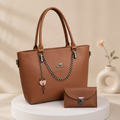 Classic Tote Bag and Wallet Set
