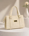 Classic Dual Handle Structured Handbag