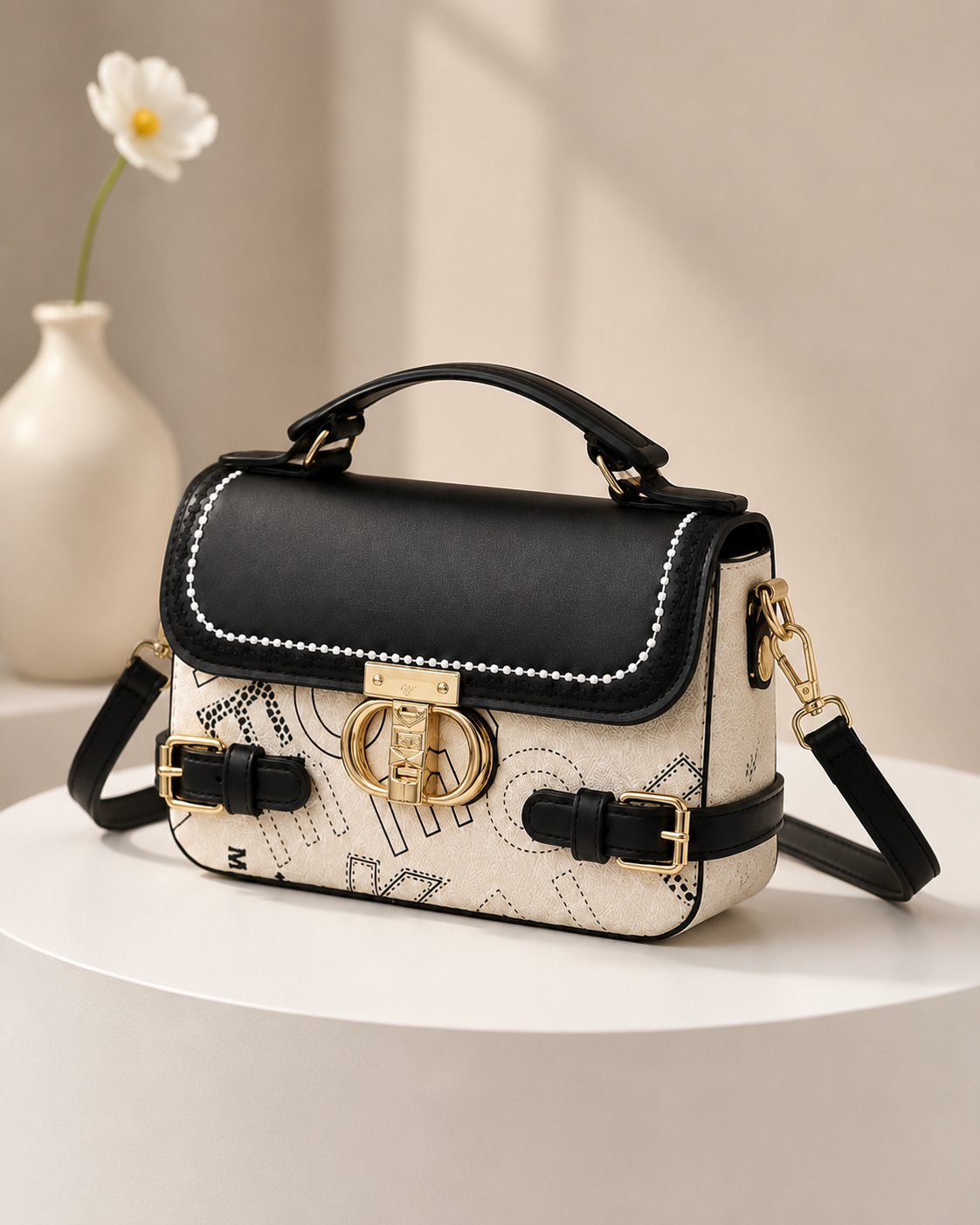 Opulent Buckle Crossbody Bag