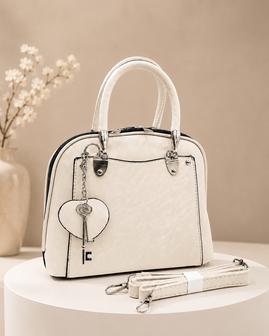 Signature Charm Handbag