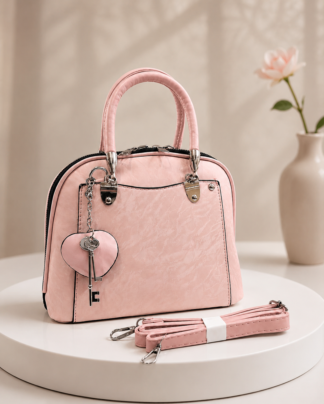 Signature Charm Handbag