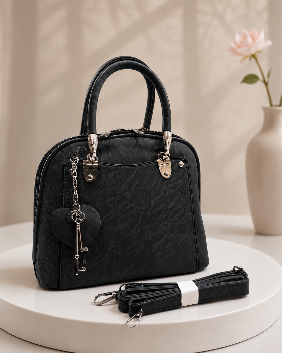 Signature Charm Handbag