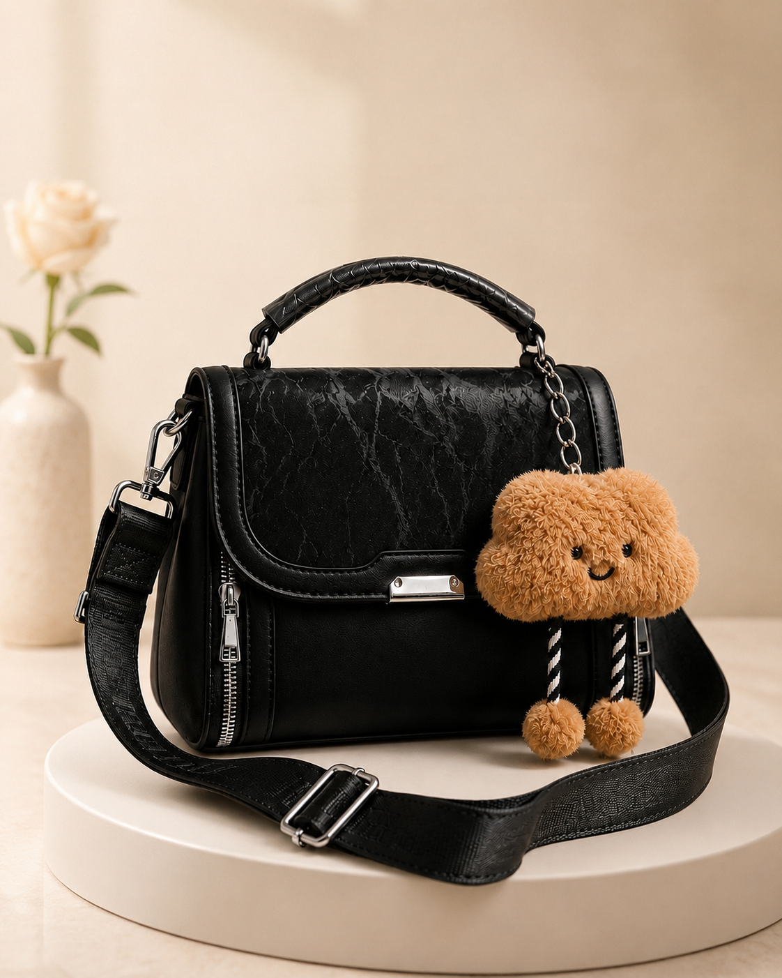 PuffPal Cute Crossbody Bag