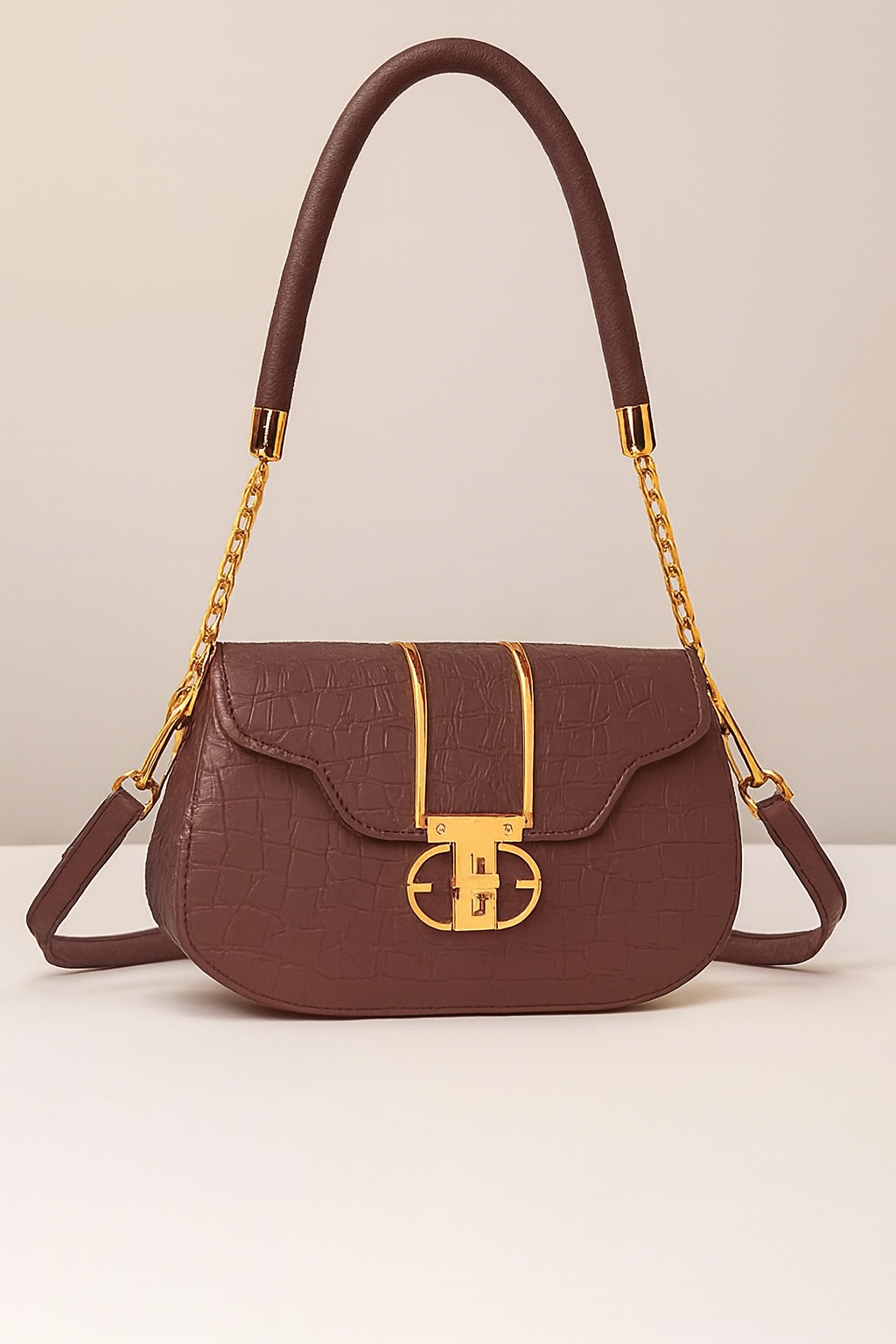 Premium Crossbody Bag for Girls – Medium Size, Imported Leather