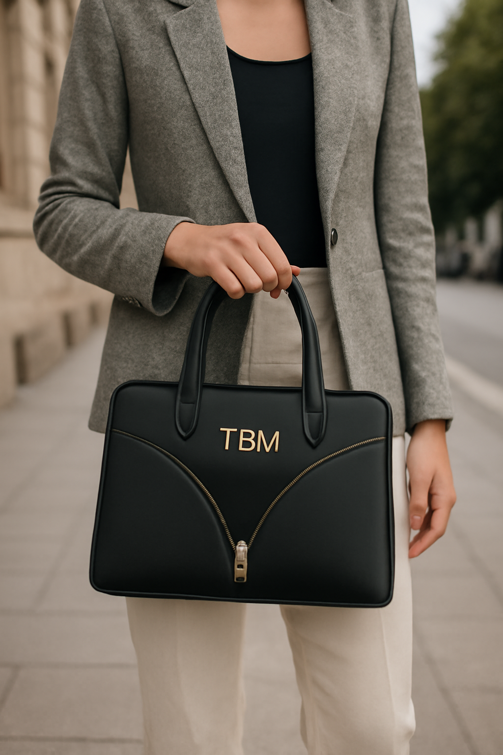 High-Quality Synthetic Leather Handbag — Elegant & Durable