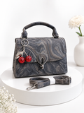 Luna Charm Structured Crossbody Bag