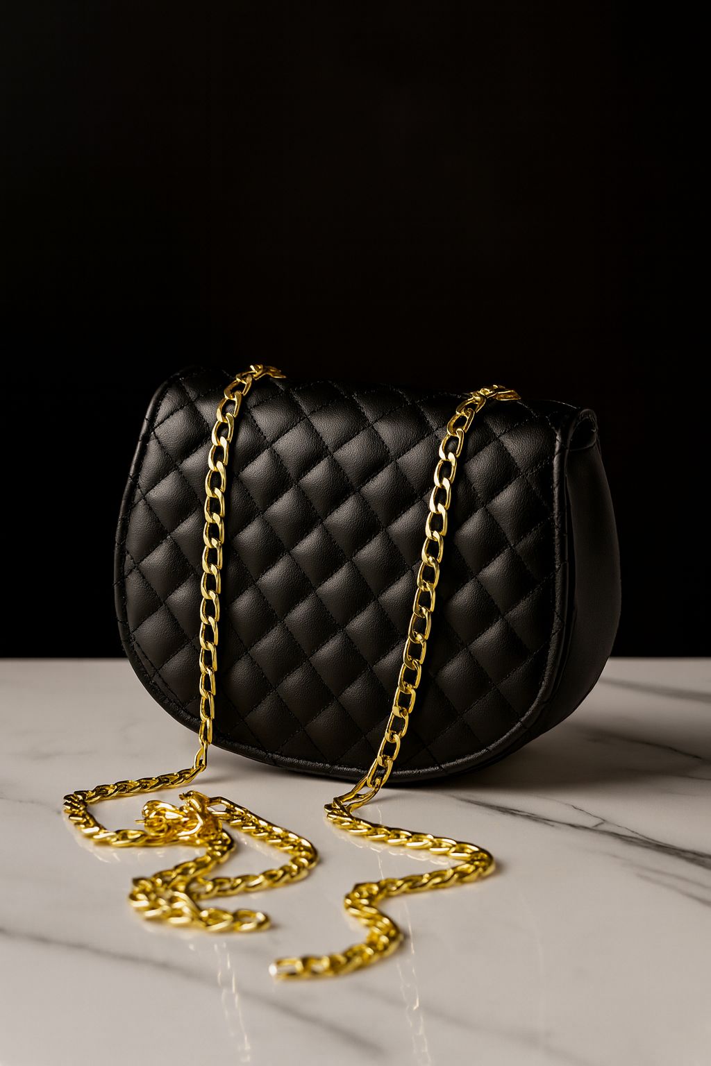 ✨ Premium Crossbody Bag with Gold Chain ✨