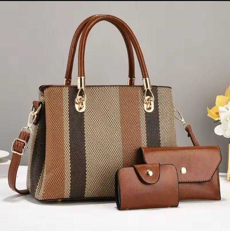 Master Quality 3-Piece Shoulder Bag Set — Stylish & Spacious