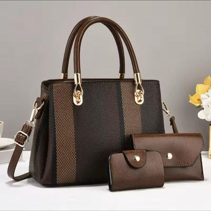 Master Quality 3-Piece Shoulder Bag Set — Stylish & Spacious