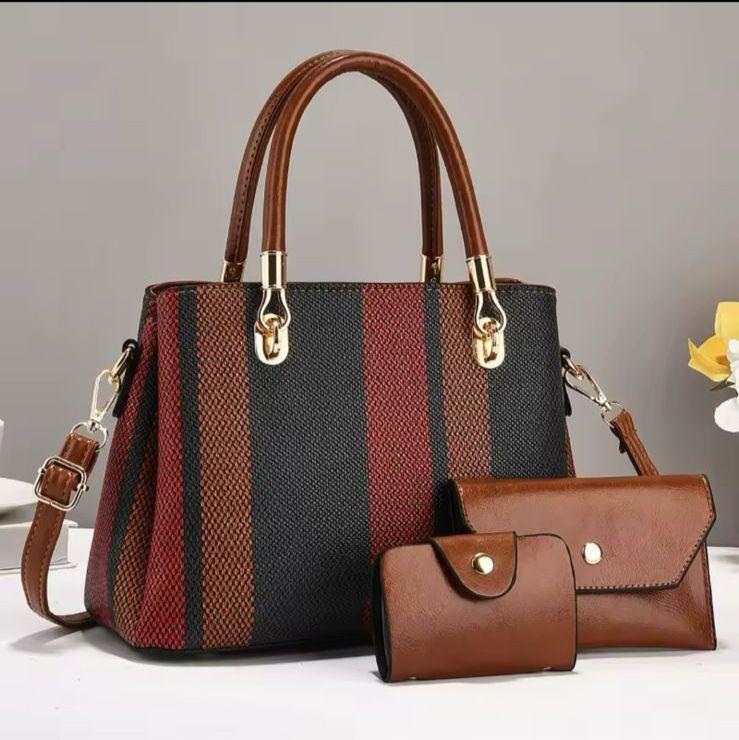 Master Quality 3-Piece Shoulder Bag Set — Stylish & Spacious