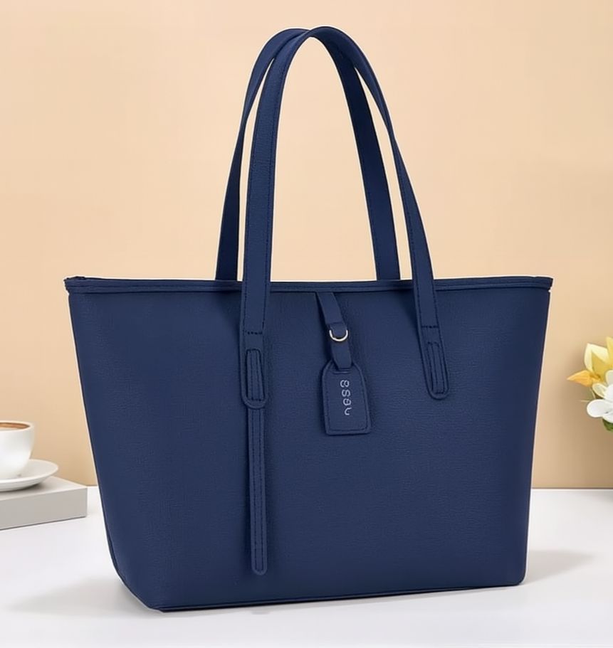 Classic Navy Tote Bag – Spacious, Stylish, and Durable