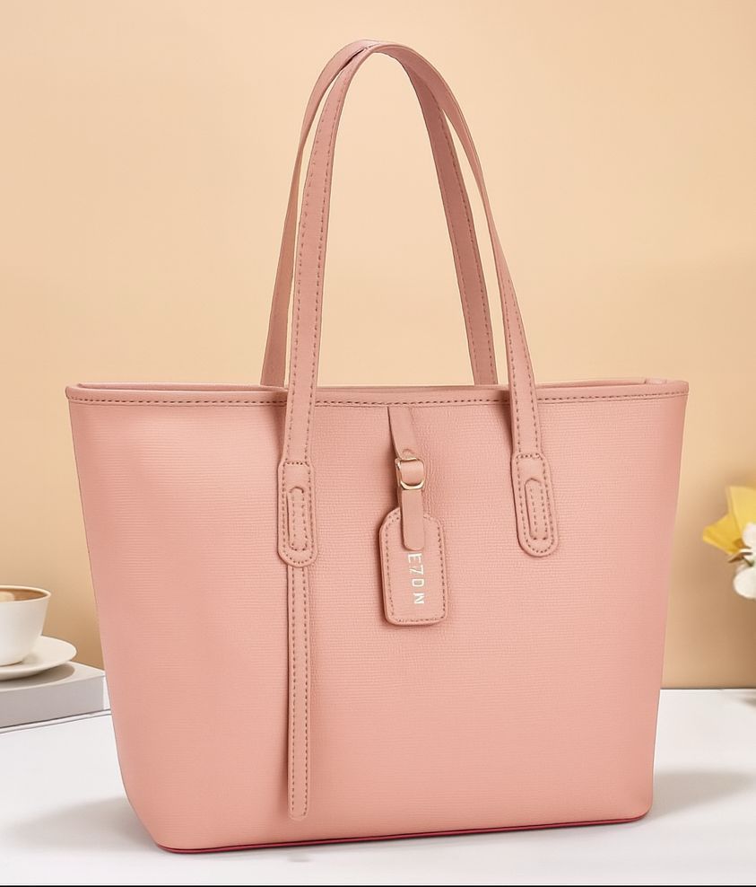 Soft Pink Everyday Tote – Elegant and Spacious