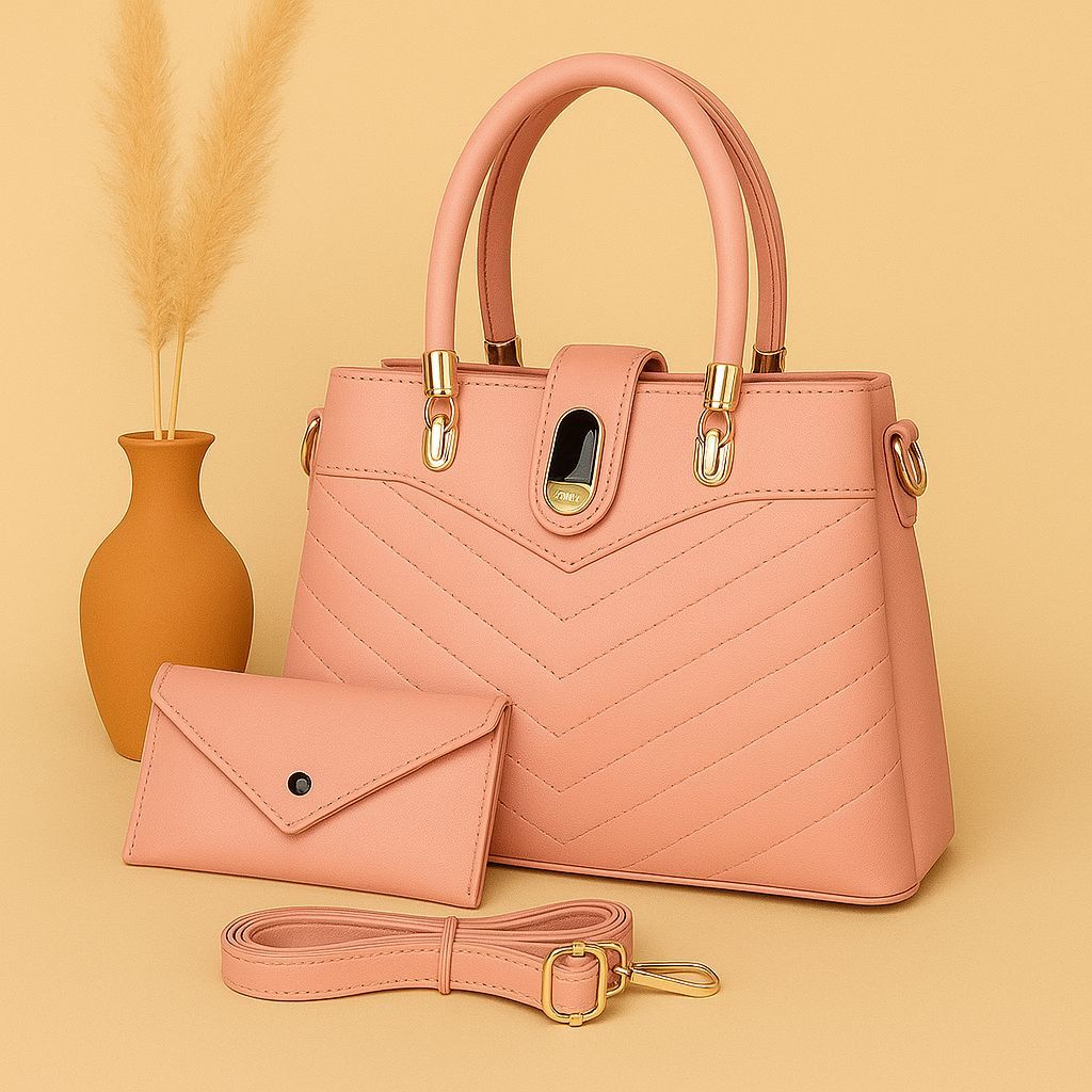 Premium 2-Piece Handbag & Wallet Set