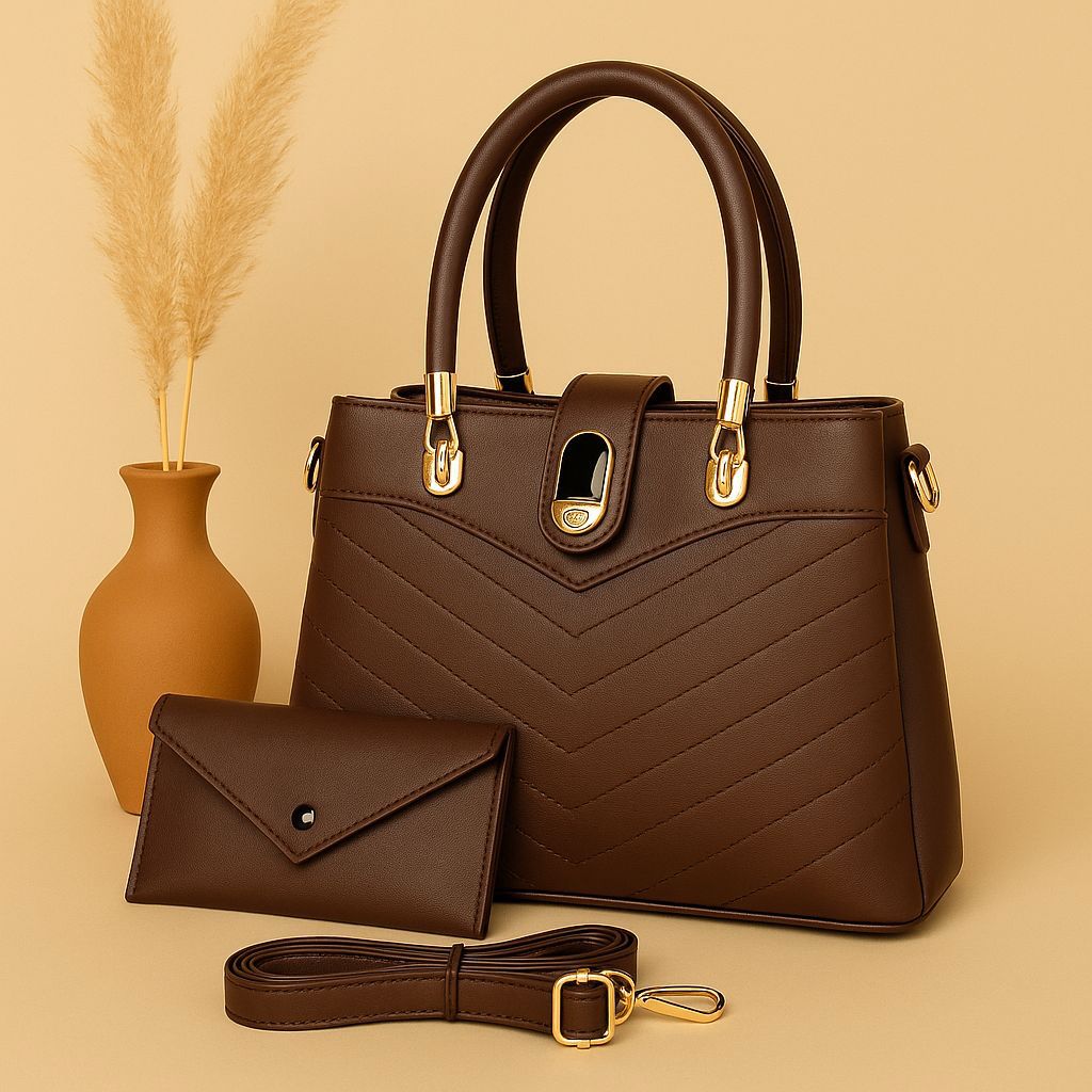 Premium 2-Piece Handbag & Wallet Set