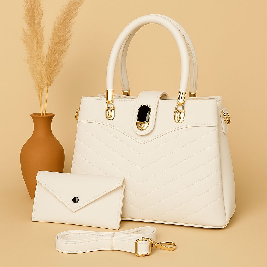 Premium 2-Piece Handbag & Wallet Set