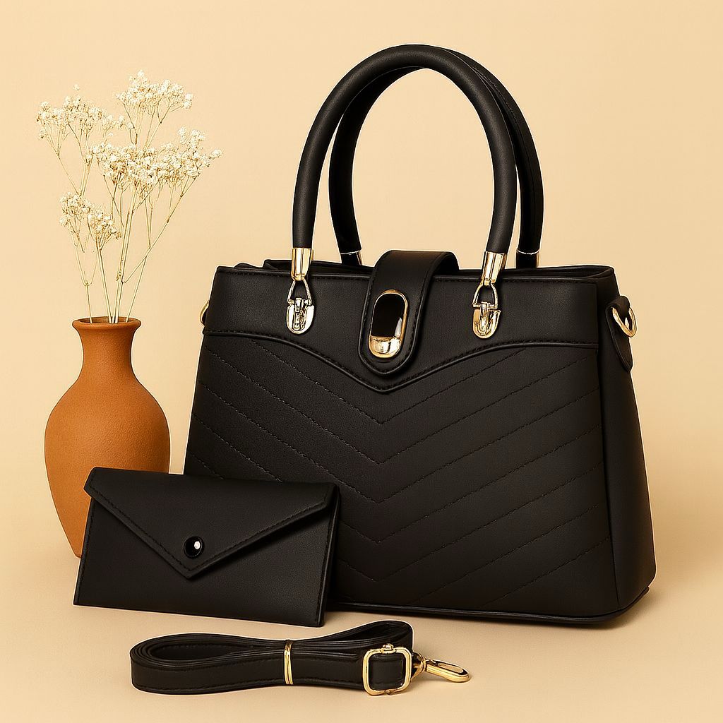 Premium 2-Piece Handbag & Wallet Set