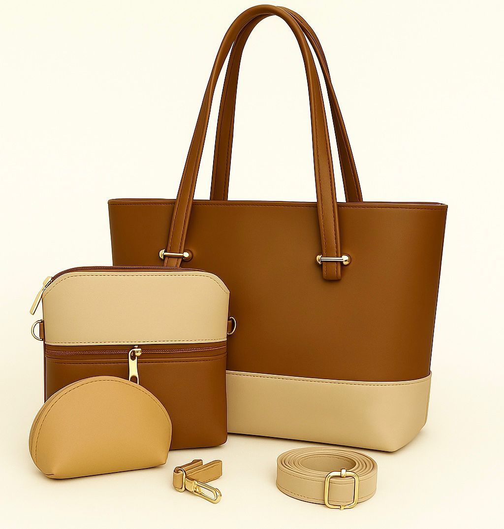 High-Quality 3-Piece Shoulder Bag Set
