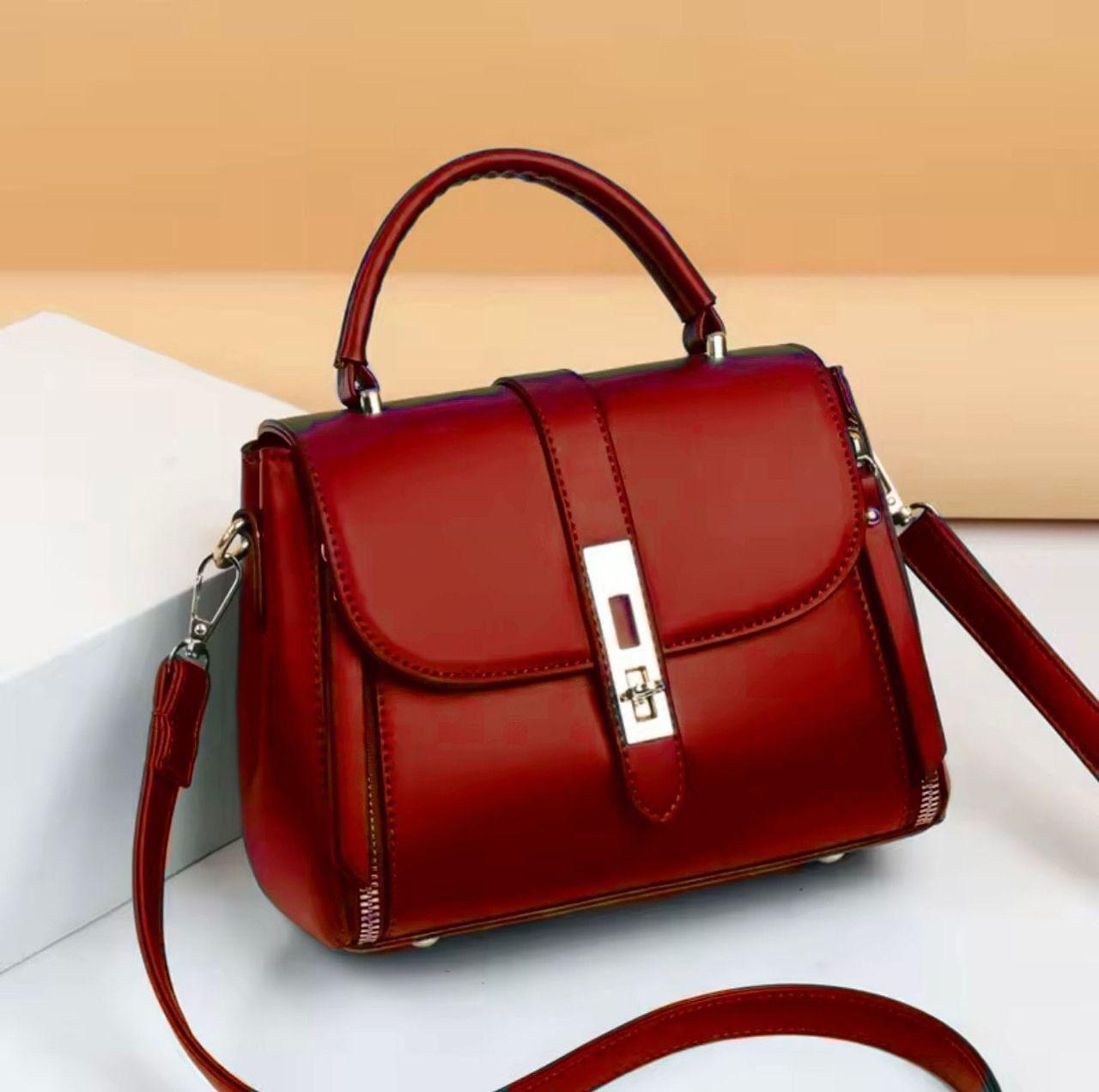Classic Leather Handbag for Women