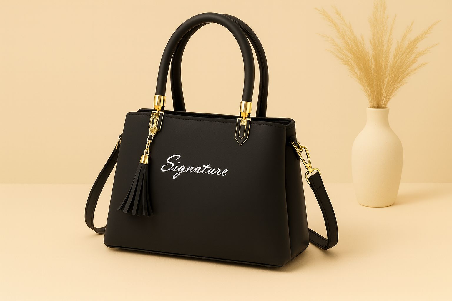 High-Quality Synthetic Leather Bags with Long Belt