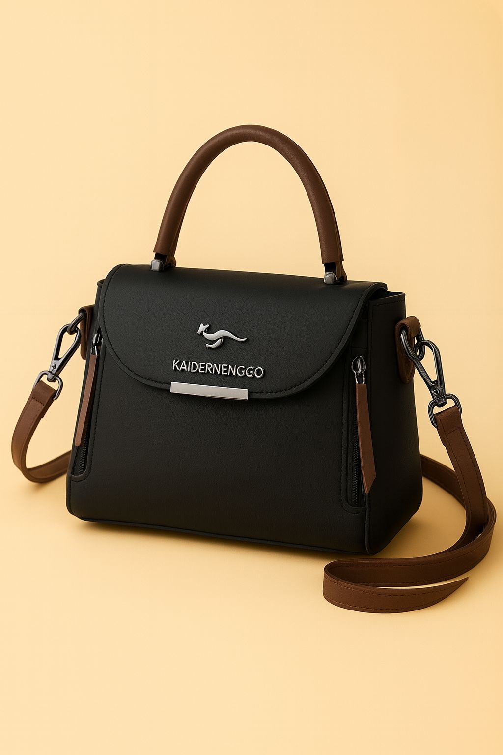 Classic Soft Leather Crossbody Bag