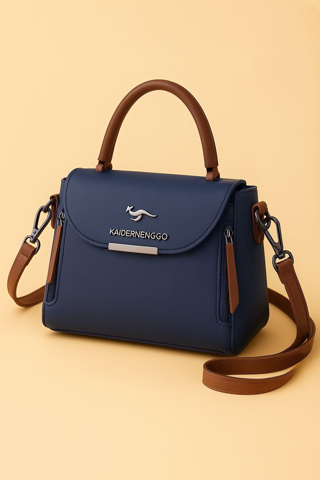 Classic Soft Leather Crossbody Bag