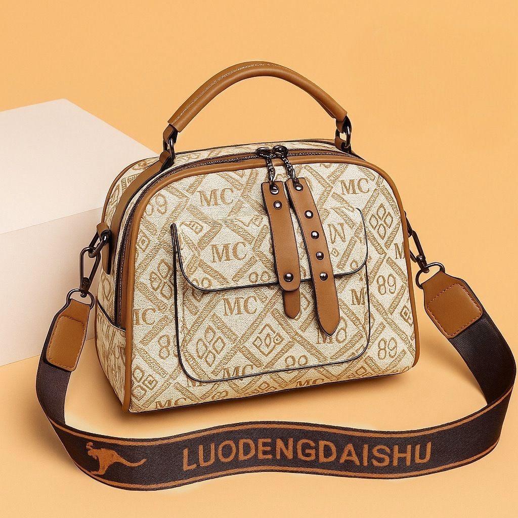Signature Pattern Crossbody Bag