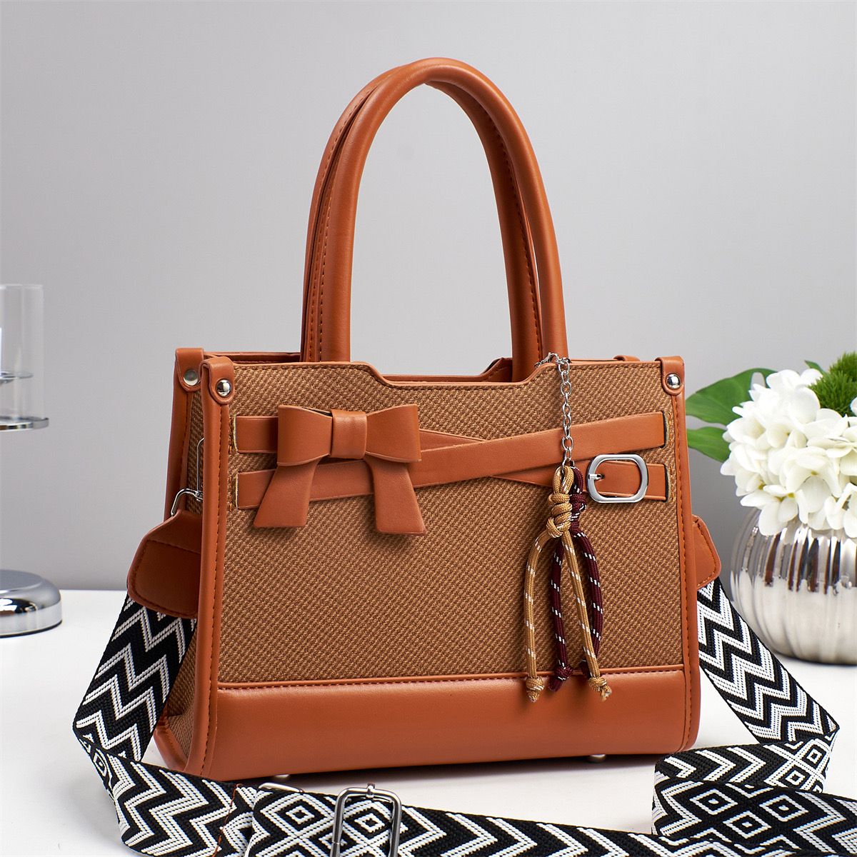Signature Bow Detail Handbag