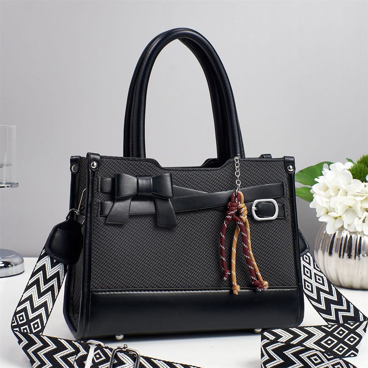 Signature Bow Detail Handbag