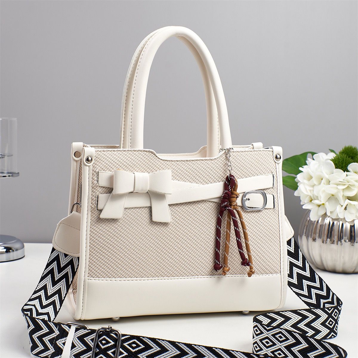 Signature Bow Detail Handbag