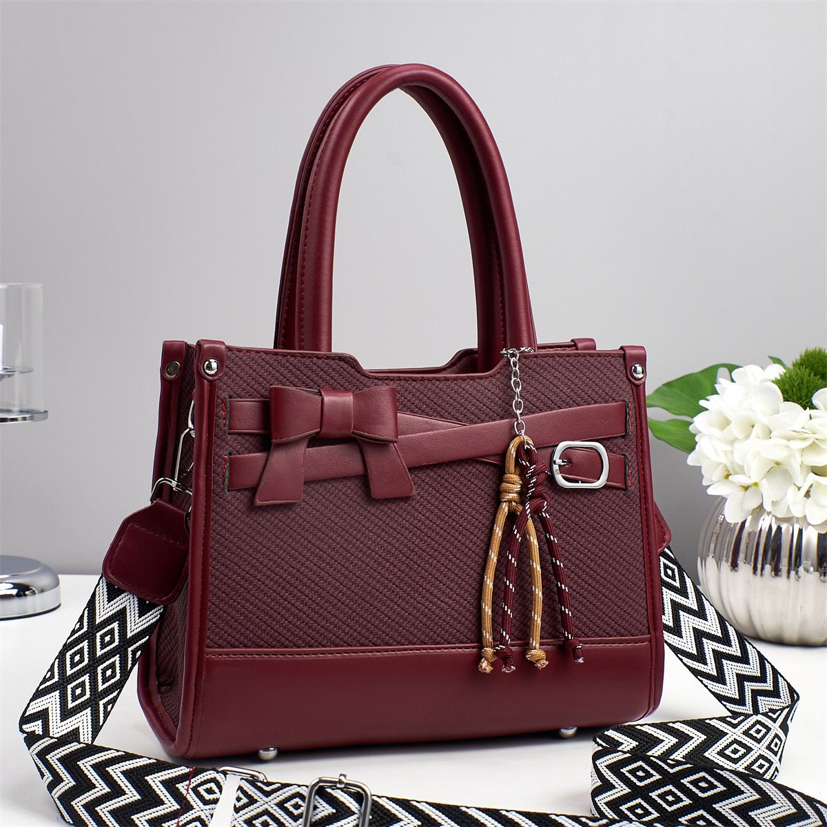 Signature Bow Detail Handbag
