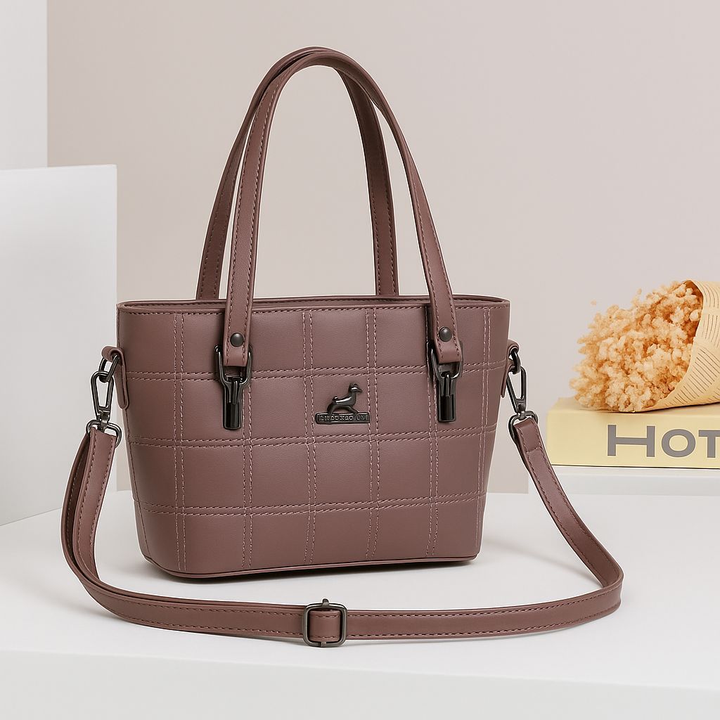 Classic Dual-Handle Crossbody Bag
