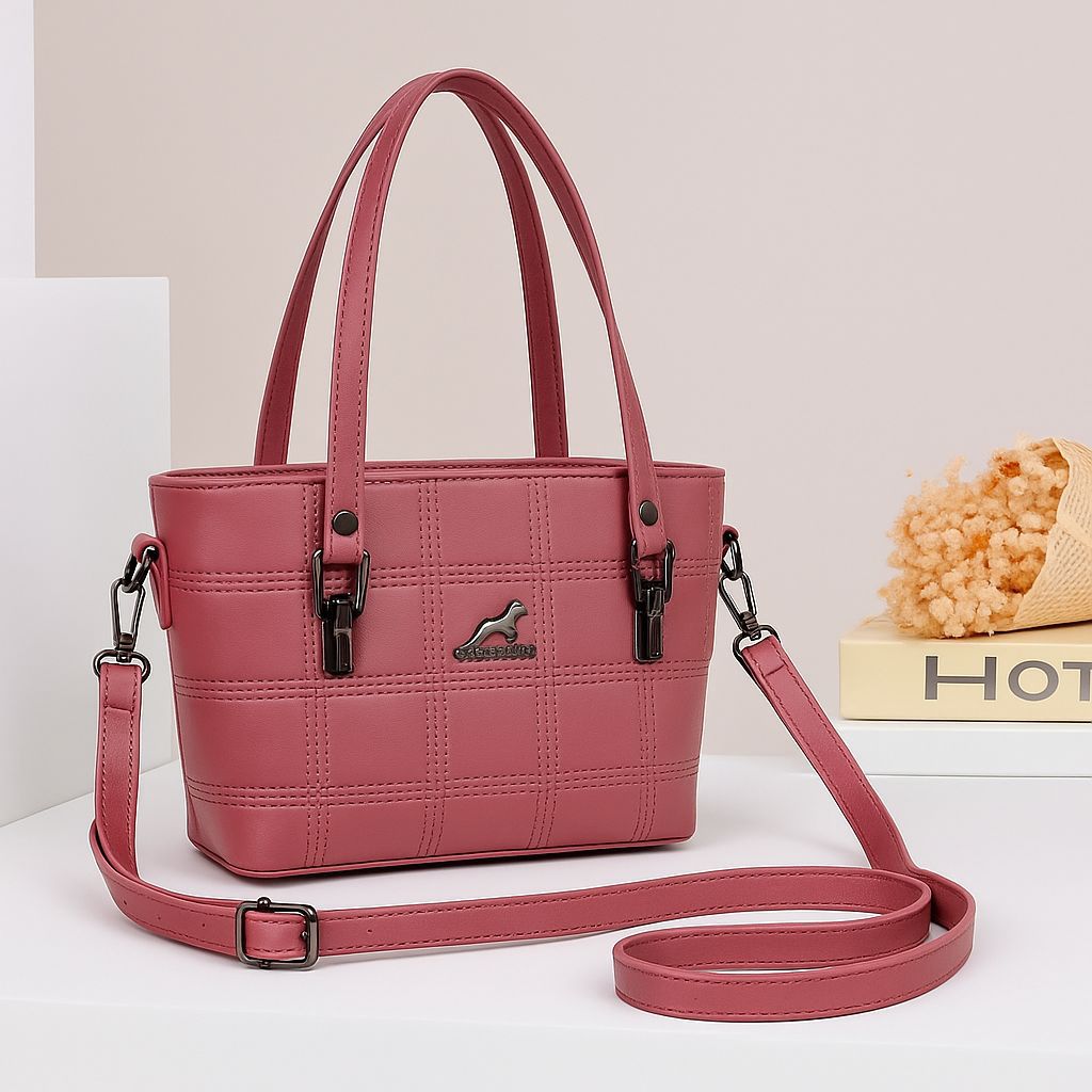 Classic Dual-Handle Crossbody Bag