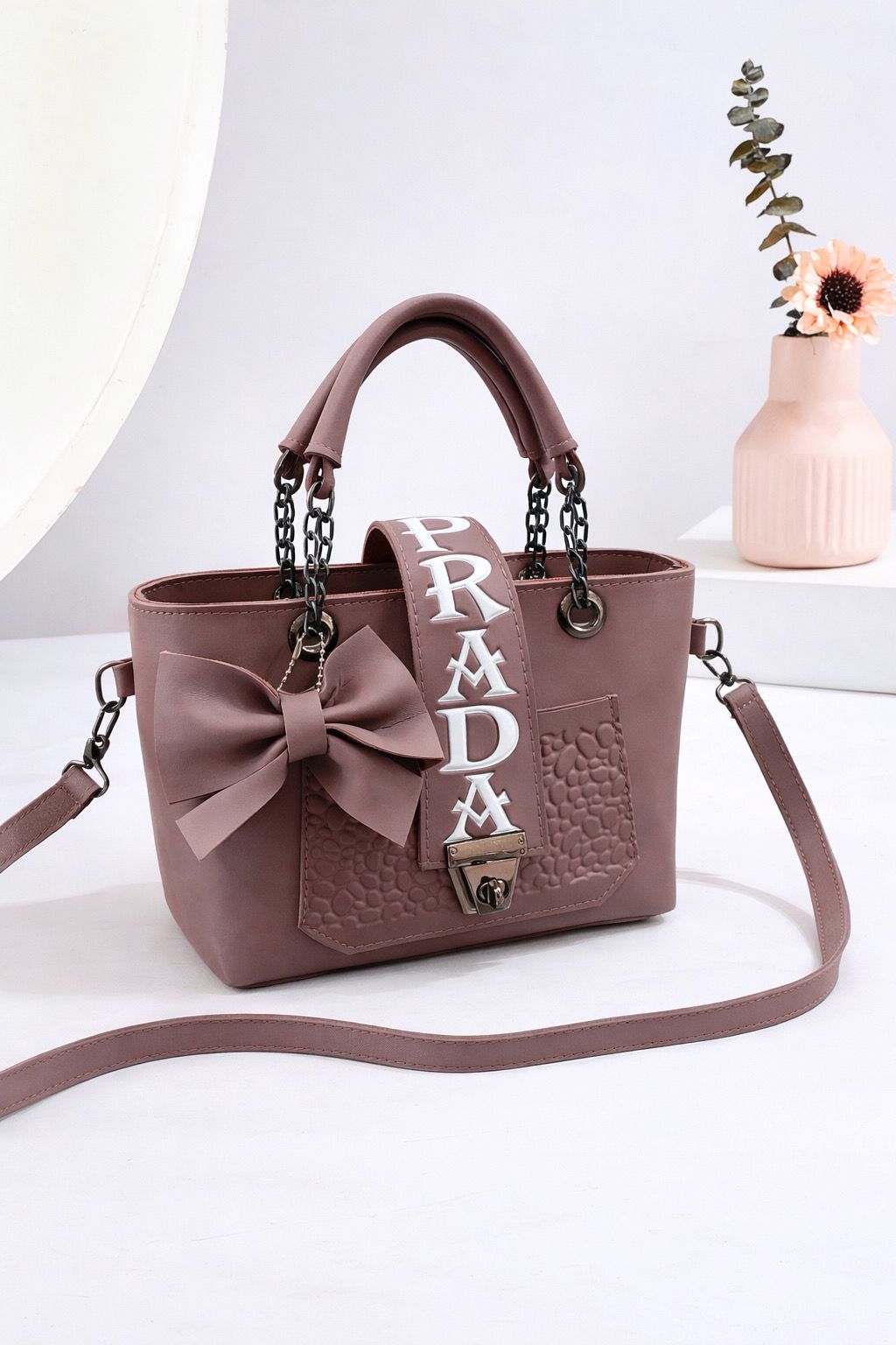 Stylish Bow Shaped Everyday Handbag