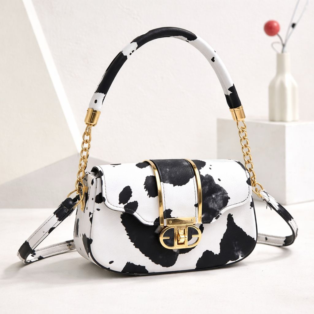 Classic Crossbody Bag with Elegant Chain Strap