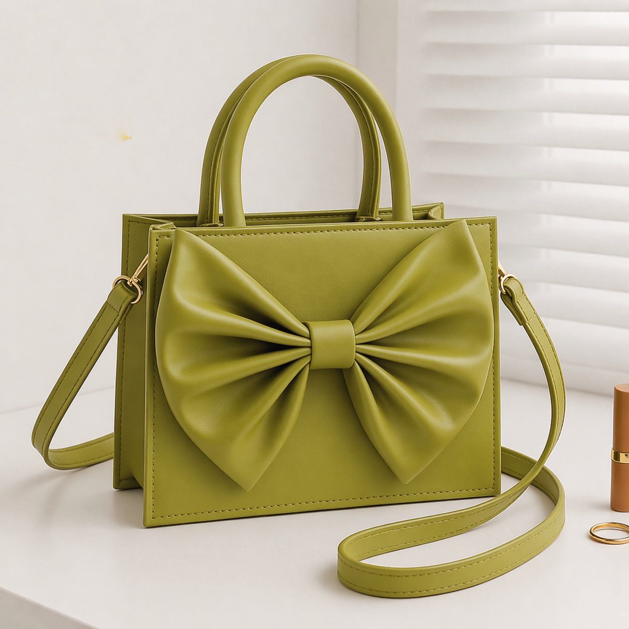 Elegant Bow Crossbody Bag – Premium Quality for Girls