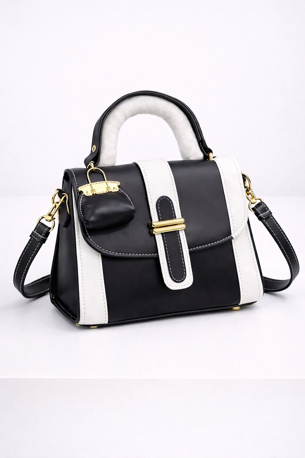 Velora Crossbody Bag with Cute Keychain