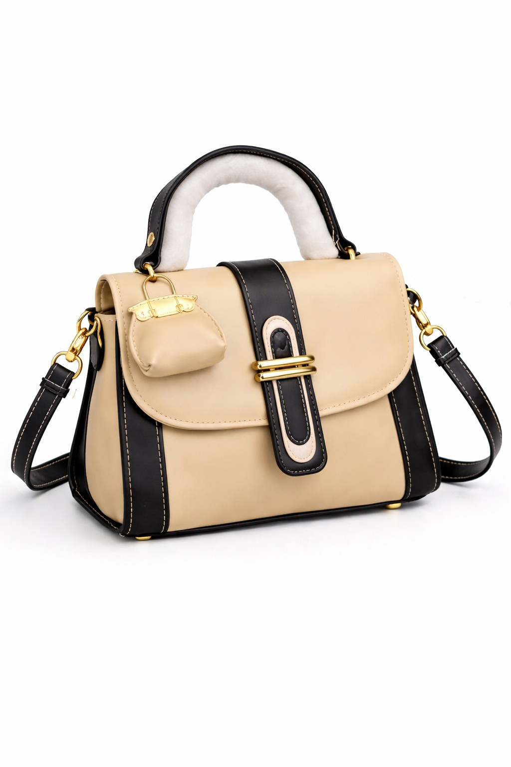 Velora Crossbody Bag with Cute Keychain